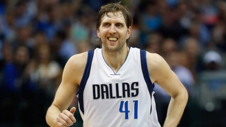 Sixth among all players- Dirk Nowitzki