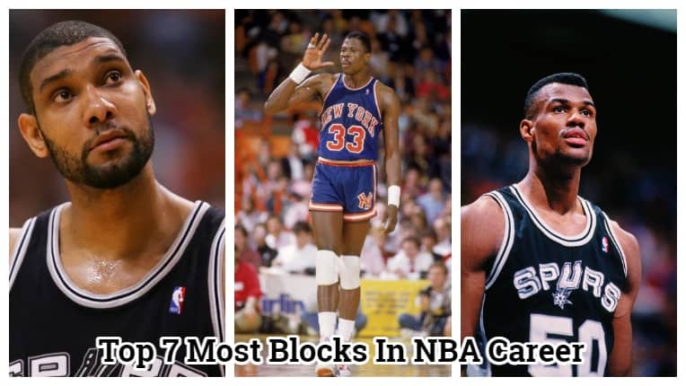 Top 7 Most Blocks In NBA Career