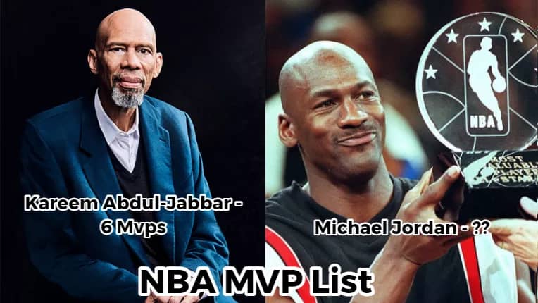 NBA MVP List: Who has the most MVP awards in the NBA?- Kareem Abdul-Jabbar & Michael Jordan